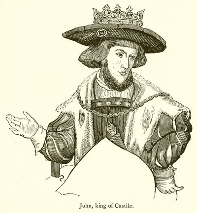 John, kung av Kastilien av English School