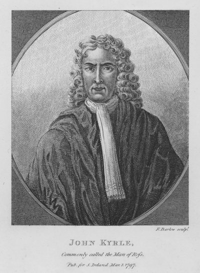 John Kyrle, känd som Man of Ross, engelsk filantrop av English School