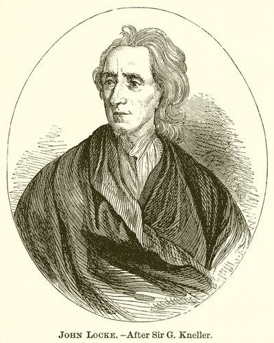 John Locke--efter Sir G. Kneller av English School