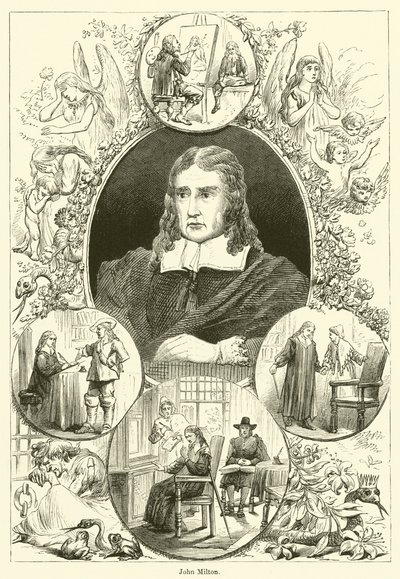 John Milton (gravyr) av English School