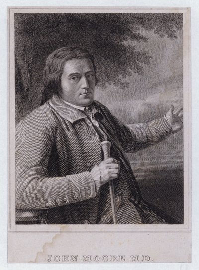 John Moore, skotsk läkare (gravyr) av English School