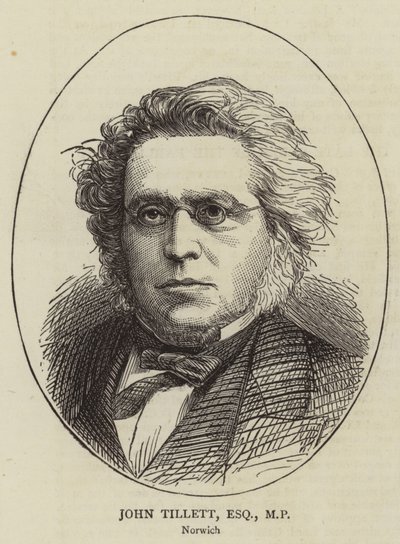 John Tillett, Esquire, MP (gravyr) av English School