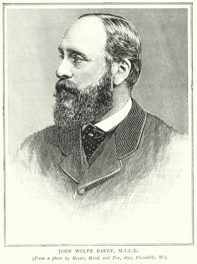 John Wolfe Barry, MICE (gravyr) av English School