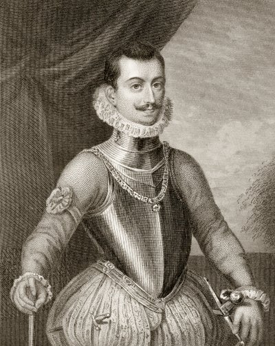 Johannes av Österrike, från "History of the Reign of Philip II", publicerad 1855 av English School