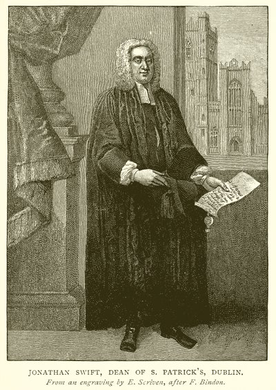 Jonathan Swift, dekanus vid ST. Patrick
