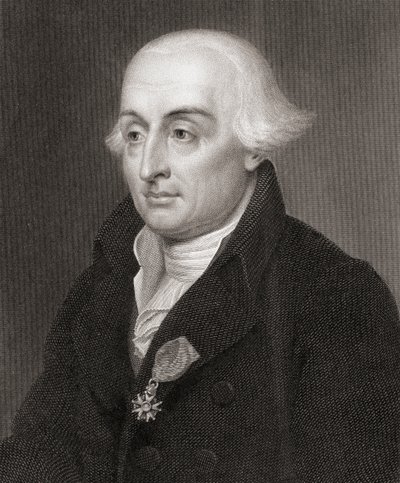 Joseph-Louis Lagrange, Comte de lEmpire (1736-1813) från Gallery of Portraits, publicerad 1833 av English School