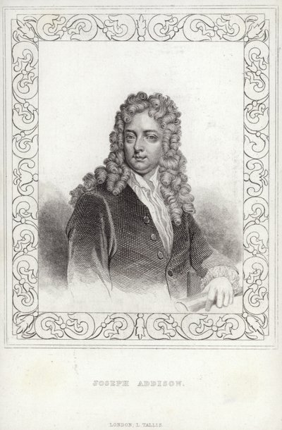 Joseph Addison, engelsk författare och politiker av English School