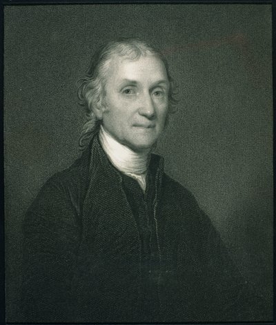 Joseph Priestley (1733-1804) från The Gallery of Portraits, publicerad 1833 av English School