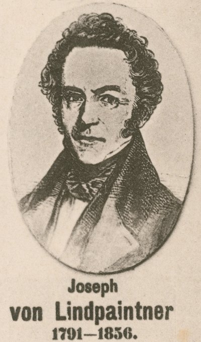 Joseph von Lindpaintner (gravyr) av English School