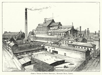Joshua Tetley and Sons bryggeri, Hunslet Road, Leeds av English School