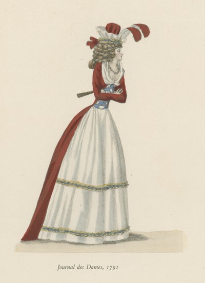 Damernas tidning, 1791 av English School