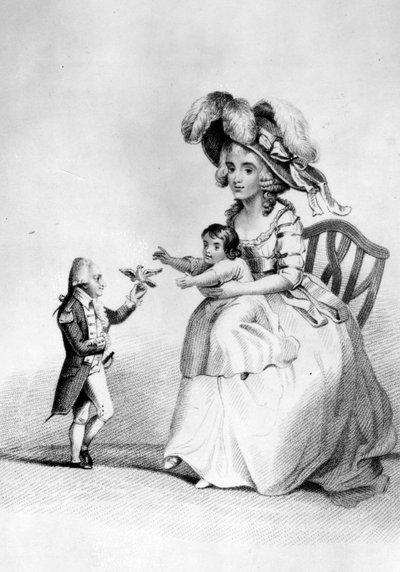 Jozef Boruwlaski, illustration från 
