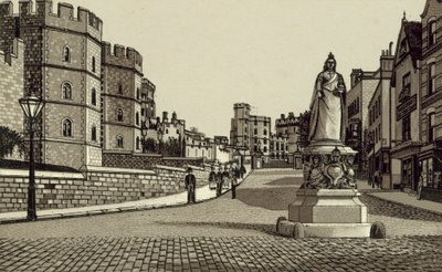 Jubileumsmonument (litografi) av English School