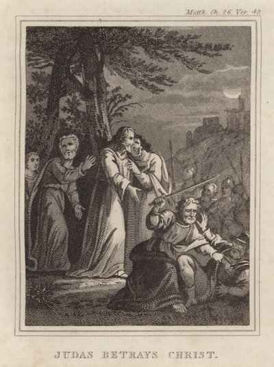 Judas förråder Kristus av English School