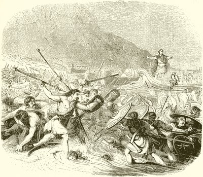 Julius Caesars invasion av Storbritannien av English School