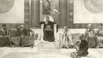 Justinianus och hans råd (djuptryck) av English School