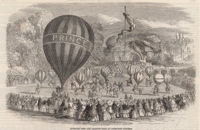 Ungdomsfest och ballonglopp på Cremorne Gardens av English School