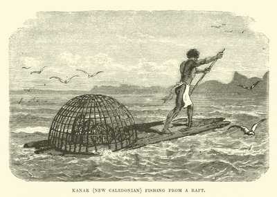 Kanak, Nykaledoniskt fiske från en flotte av English School