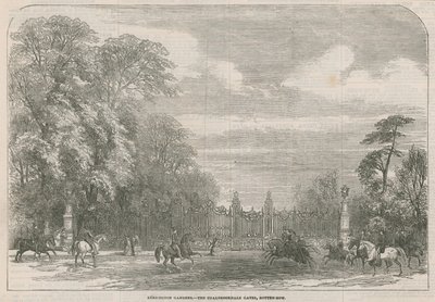 Kensington Gardens, Coalbrookdale Gates, Rotten Row, London av English School