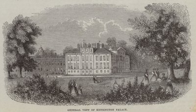 Kensington Palace, London (gravyr) av English School