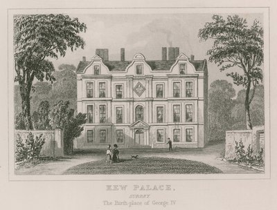 Kew Palace, Surrey - födelseplatsen för George IV av English School