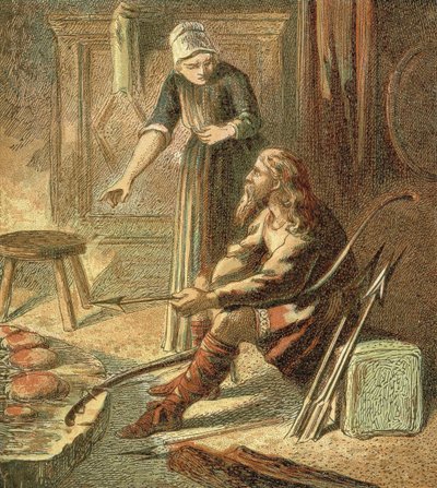 Kung Alfred och kakorna av English School