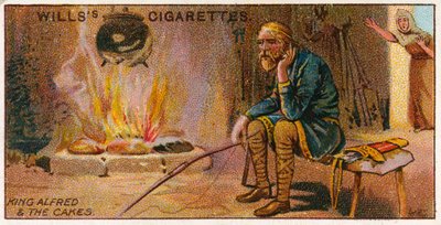 Kung Alfred och kakorna av English School
