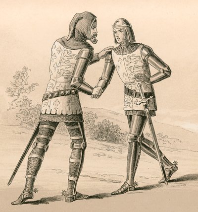 Na faafeiloaia e le Tupu o Edward III lona atalii, le Black Prince, ina ua uma le taua o Crecyswed av English School