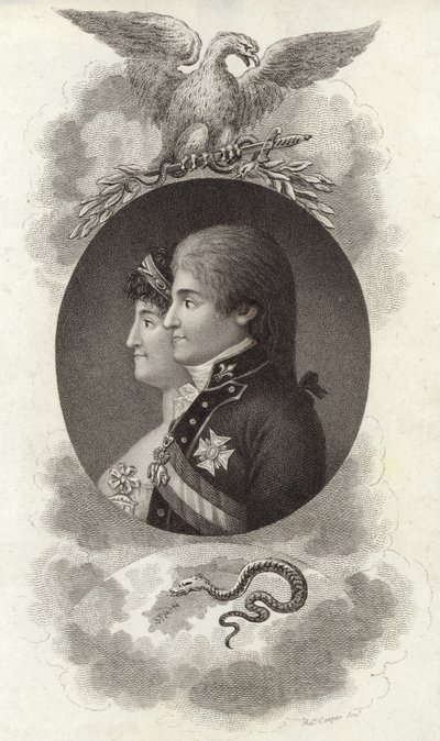 Kung Ferdinand VII Carlos Maria Isidoro av Spanien av English School