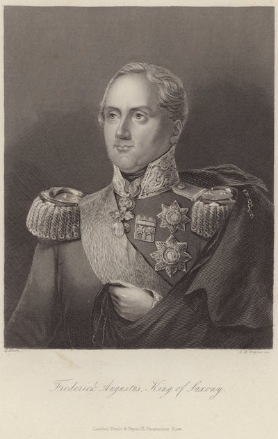 Kung Fredrik Augustus I av Sachsen av English School