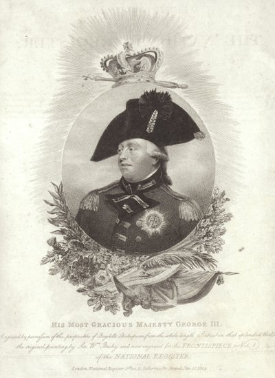 Kung George III av Storbritannien och Irland av English School