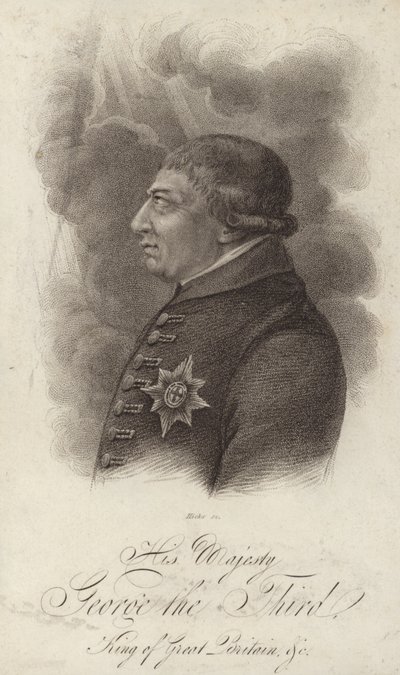 Kung George III av Storbritannien och Irland av English School