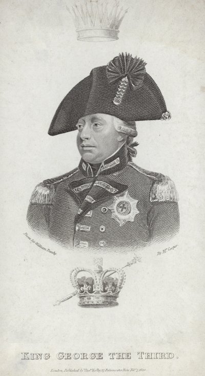 Kung George III av Storbritannien och Irland av English School
