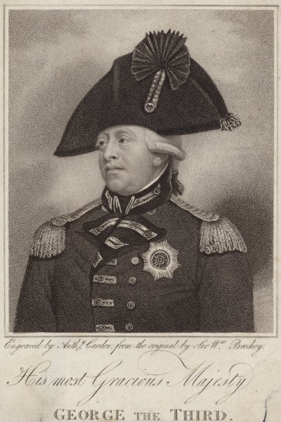 Kung George III av Storbritannien och Irland av English School