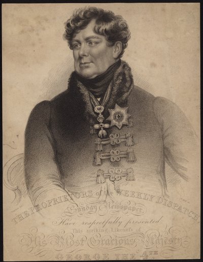 Kung George IV av Storbritannien och Irland av English School