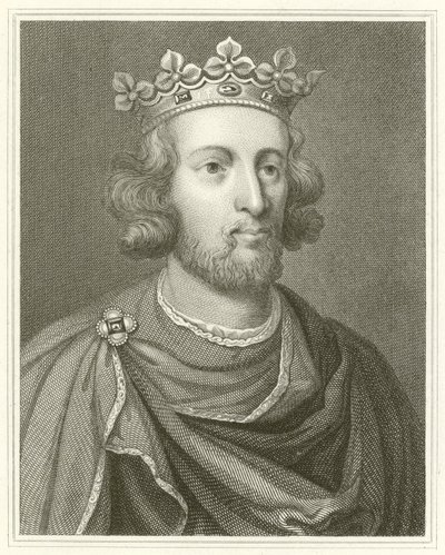 Kung Henrik III (gravyr) av English School