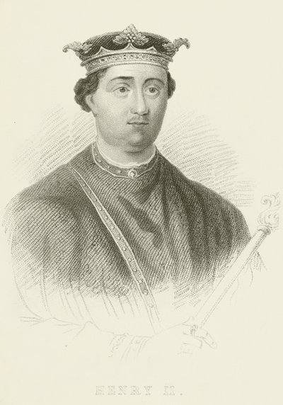 kung Henrik II av English School