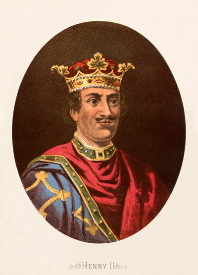 kung Henrik II av English School