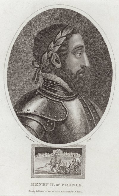 kung Henrik II av Frankrike av English School