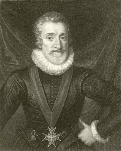 kung Henrik IV av Frankrike av English School