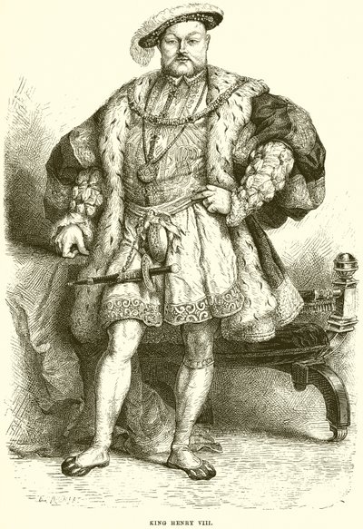 Kung Henrik VIII av English School