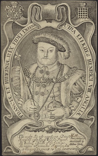 kung Henrik VIII av England av English School