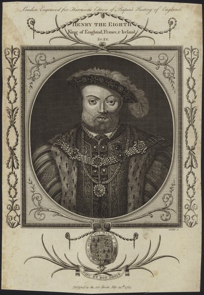 kung Henrik VIII av England av English School