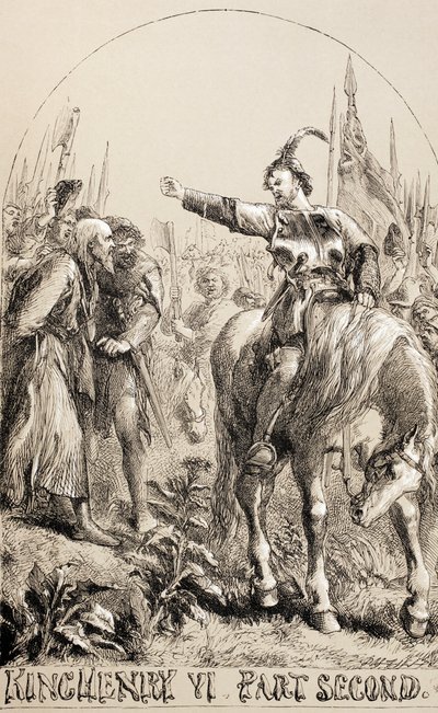 Kung Henrik VI, del II, 1890 av English School