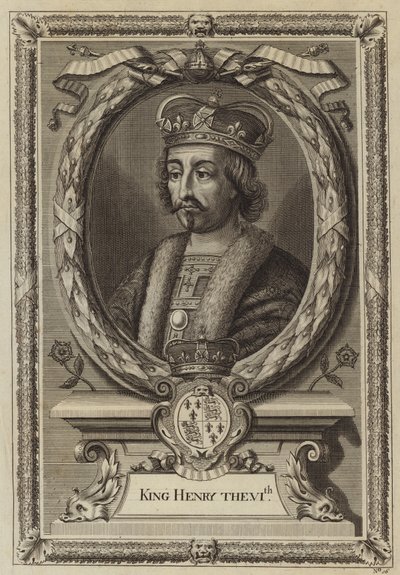 kung Henrik VI av England av English School