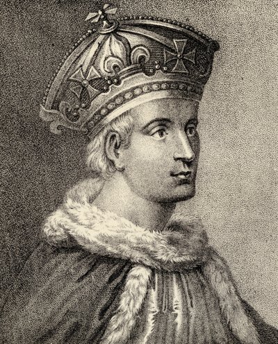 Kung Henrik VI av England, illustration från "Memoirs of Eminent Etonians", av Sir Edward Creasy, publicerad i London 1876. av English School