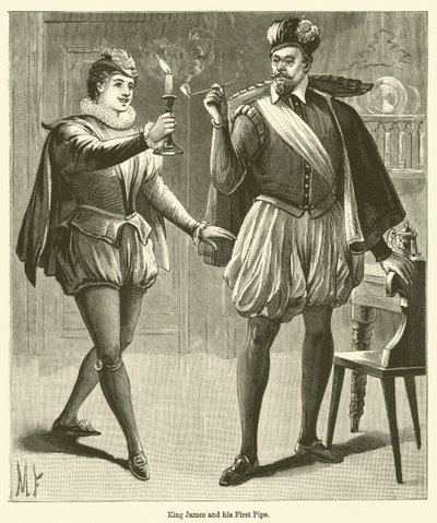King James and his First Pipe (gravyr) av English School