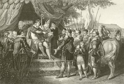 Kung John ratificerar Magna Charta av English School