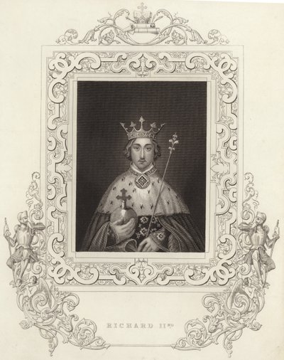 kung Richard II av England av English School