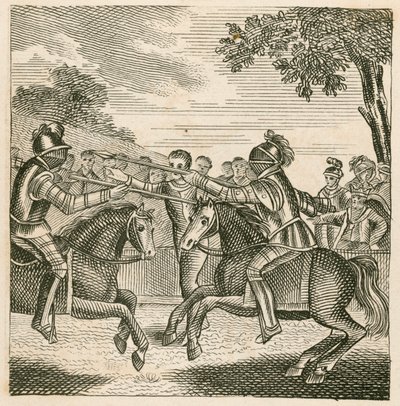 Kung Richard II förhindrade duellen mellan hertigarna av Hereford och Norfolk av English School